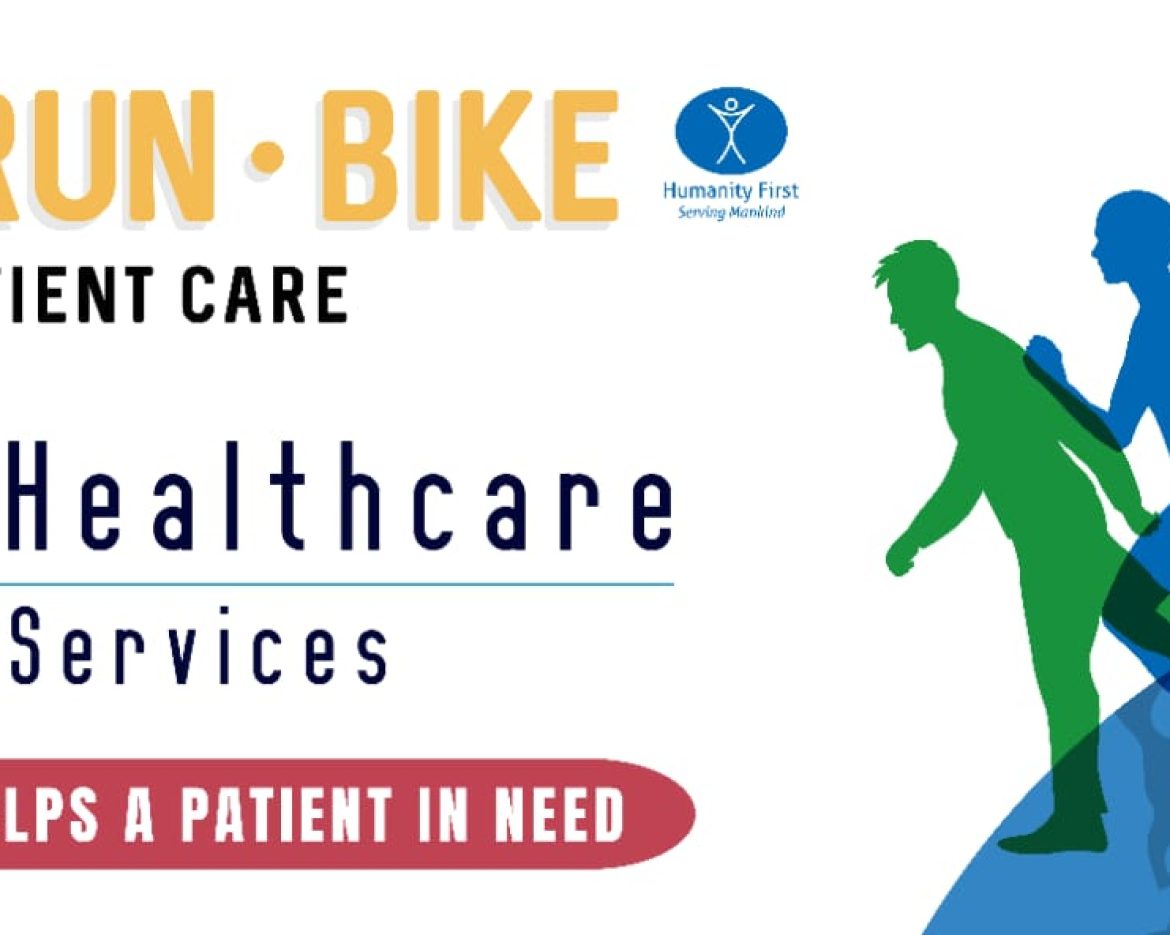HF Healthcare Global Walk, Run & Bike for Patient Care campaign banner